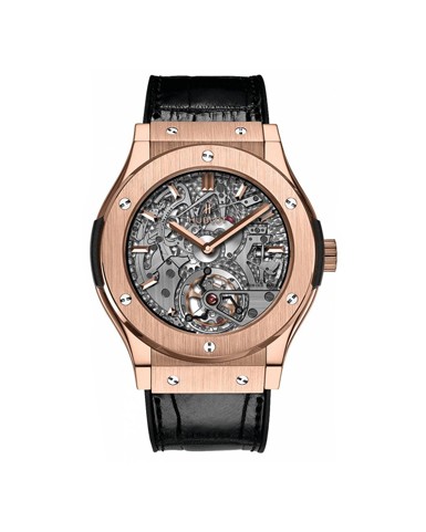Часы Hublot Classic Fusion Tourbillon Cathedral Minute Repeater King Gold 45mm 19118